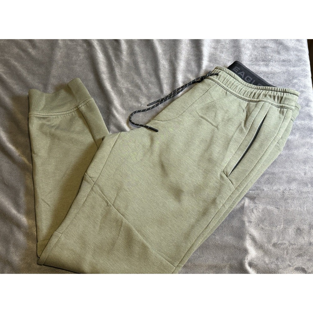 American Eagle Training Joggers Mens Medium  Hunter Green Sweatpants